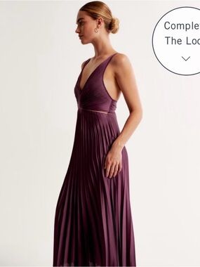Abercrombie formal Dress in purple satin